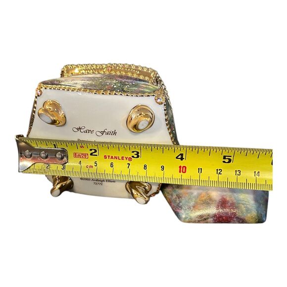 Thomas‎ Kinkade Blessings "Have Faith'  Musical Prayer Box  Numbered - Picture 10 of 12